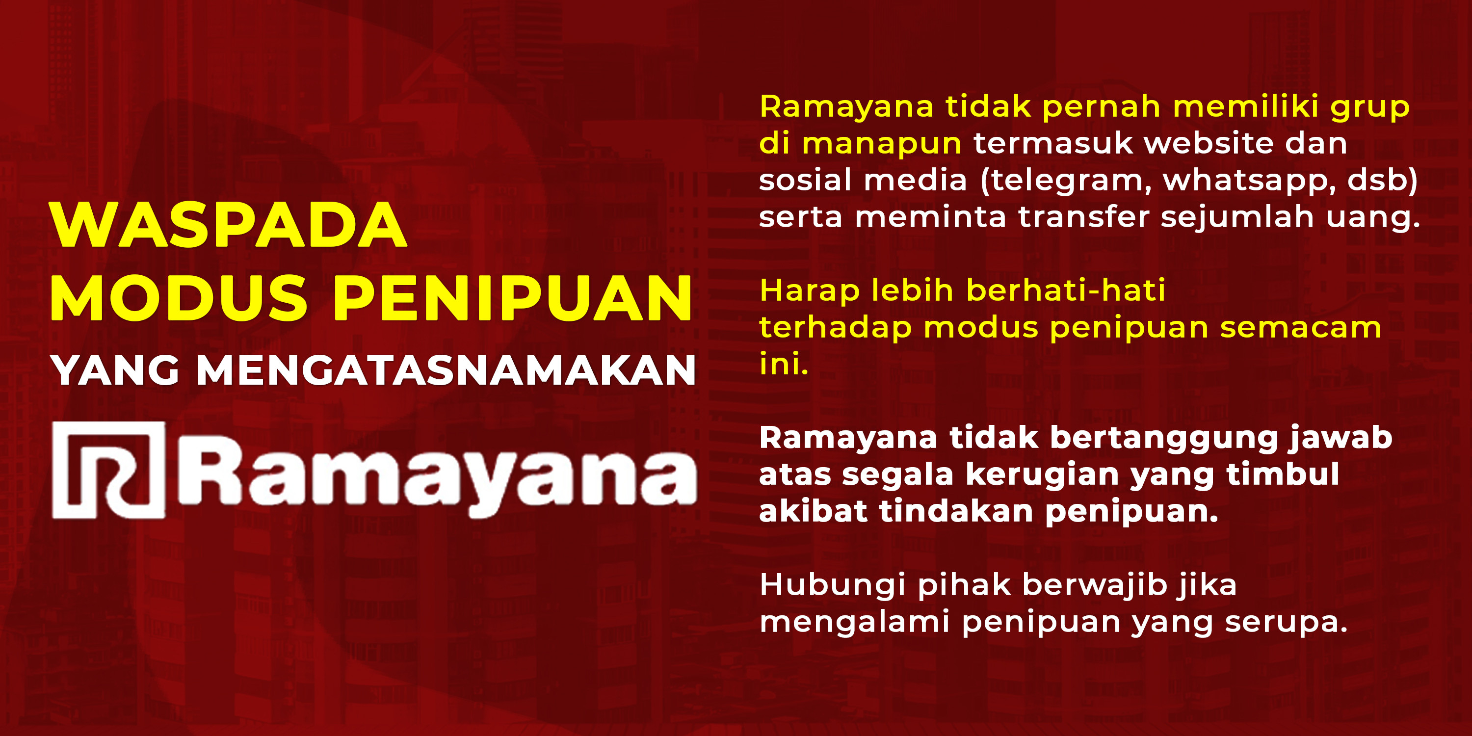 waspada modus penipuan